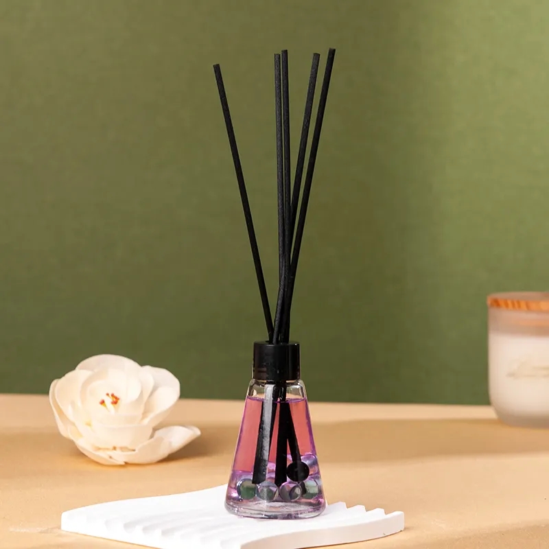 Mini Reed Diffuser Bottles With Sticks 30ml Fireless Scent Fragrance Oil Diffuser Aromatizer Bottle 