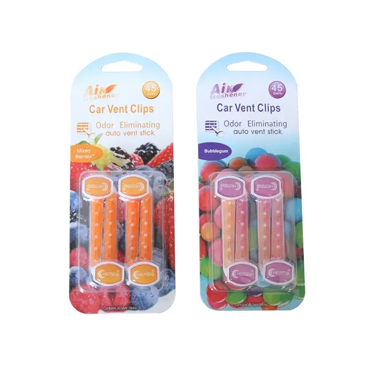 Fashionable Long Lasting Vent Clip Car Air FreshenerCar Air Freshener Refreshing Aromatherapy Stick 