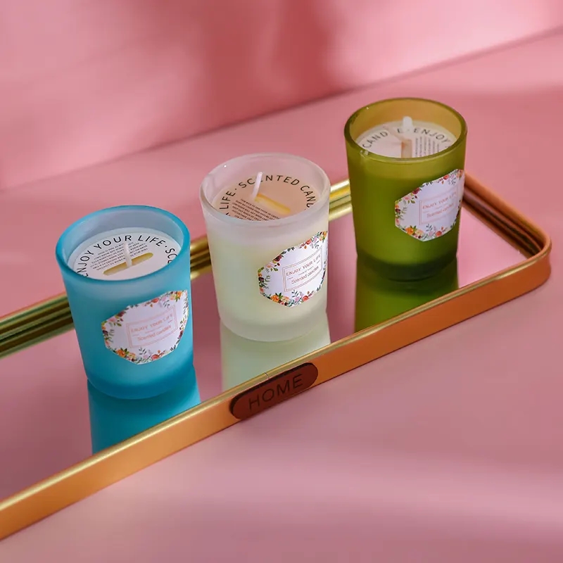 Hot Sale Custom Small Scented Candle Aromatherapy Candles Soy Gifts Sets Scented Candle in Glass Jar