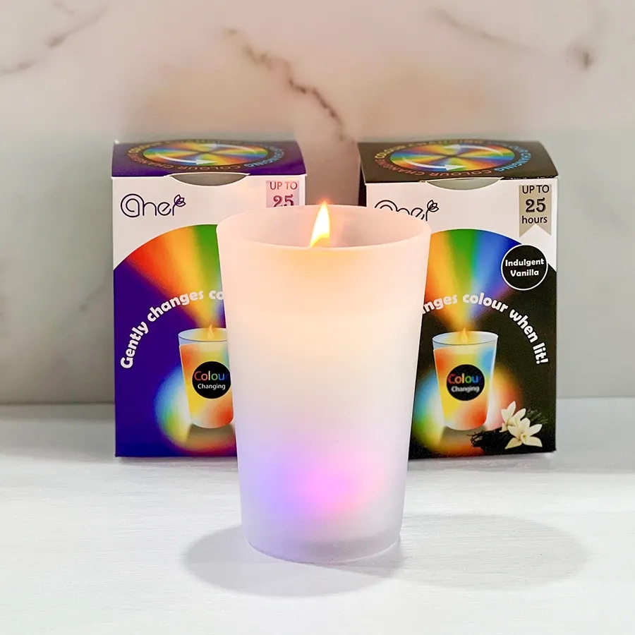 Christmas Flameless Candle True Wax Light Sensing LED Pillar Candle Party Decoration Set
