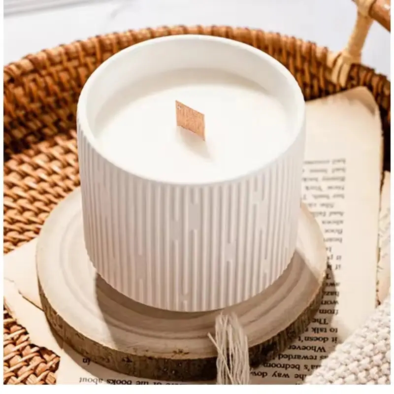 Romantic Organic Nature Room Air Purifying Fragrant Perfume Wax Balm Aromatherapy Scented Candles fo
